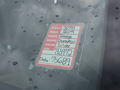 2019 Dodge Durango SXT Plus