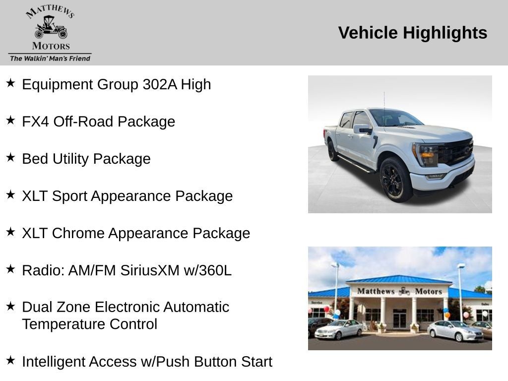 2022 Ford F-150 XLT FX4 Off-Road