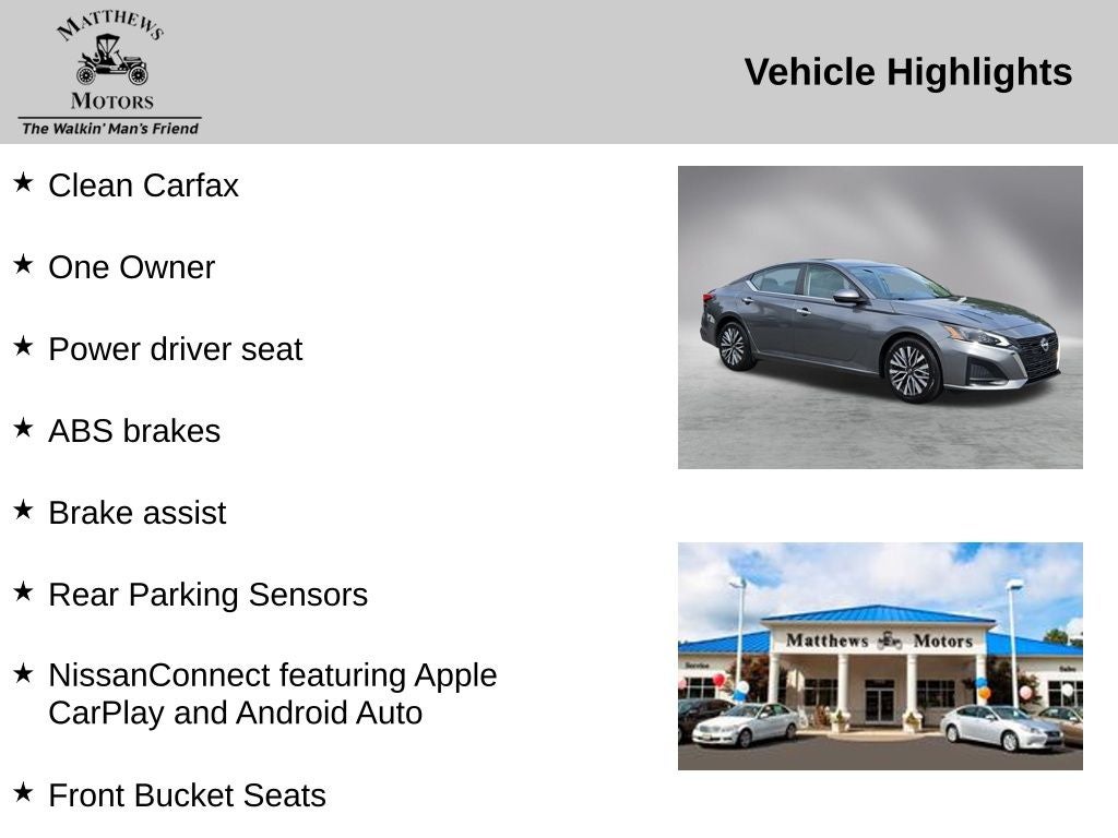 2023 Nissan Altima 2.5 SV