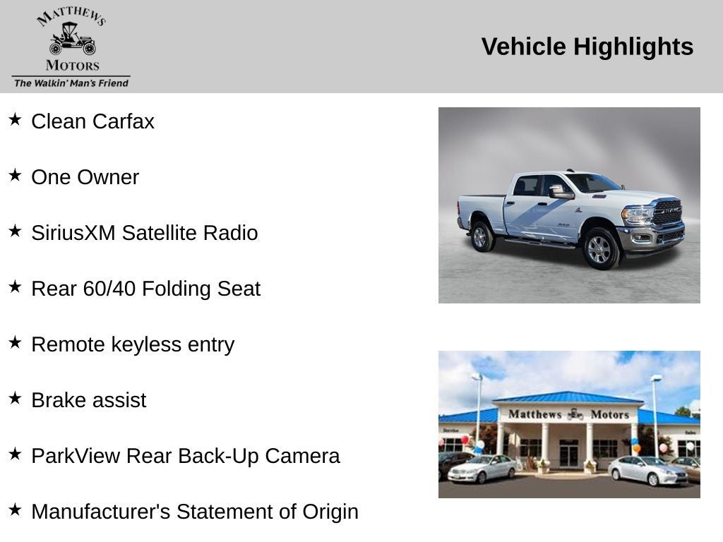 2023 RAM 2500 Big Horn