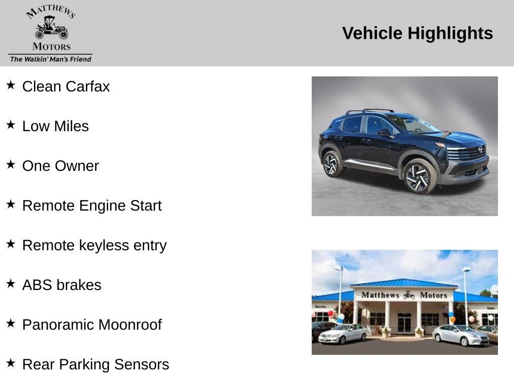 2025 Nissan Kicks SV