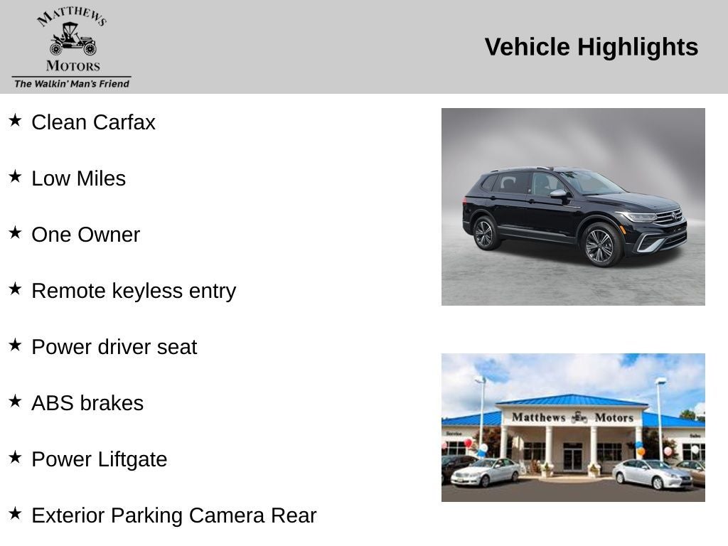 2024 Volkswagen Tiguan 2.0T SE