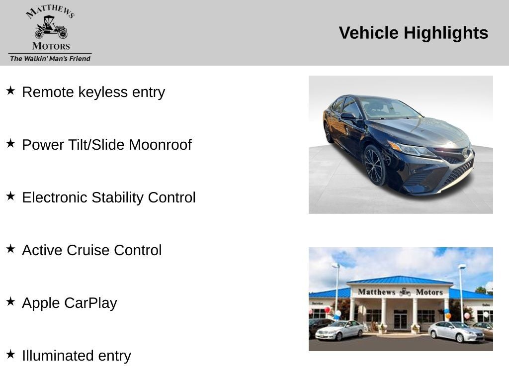 2019 Toyota Camry SE