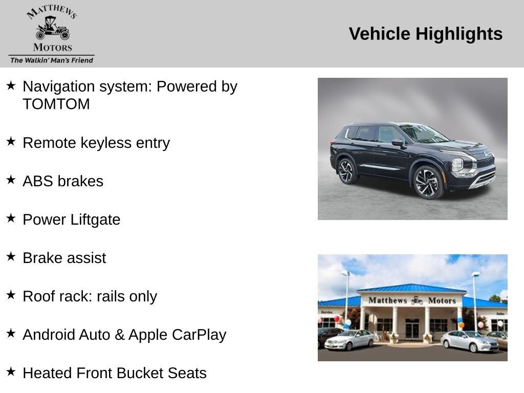2022 Mitsubishi Outlander SEL
