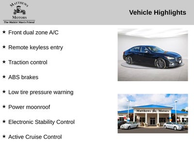 2022 INFINITI Q50 LUXE w/ CARGO PCKG