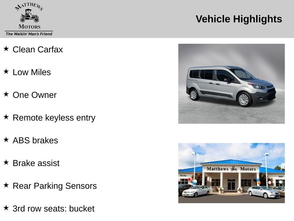 2018 Ford Transit Connect XL