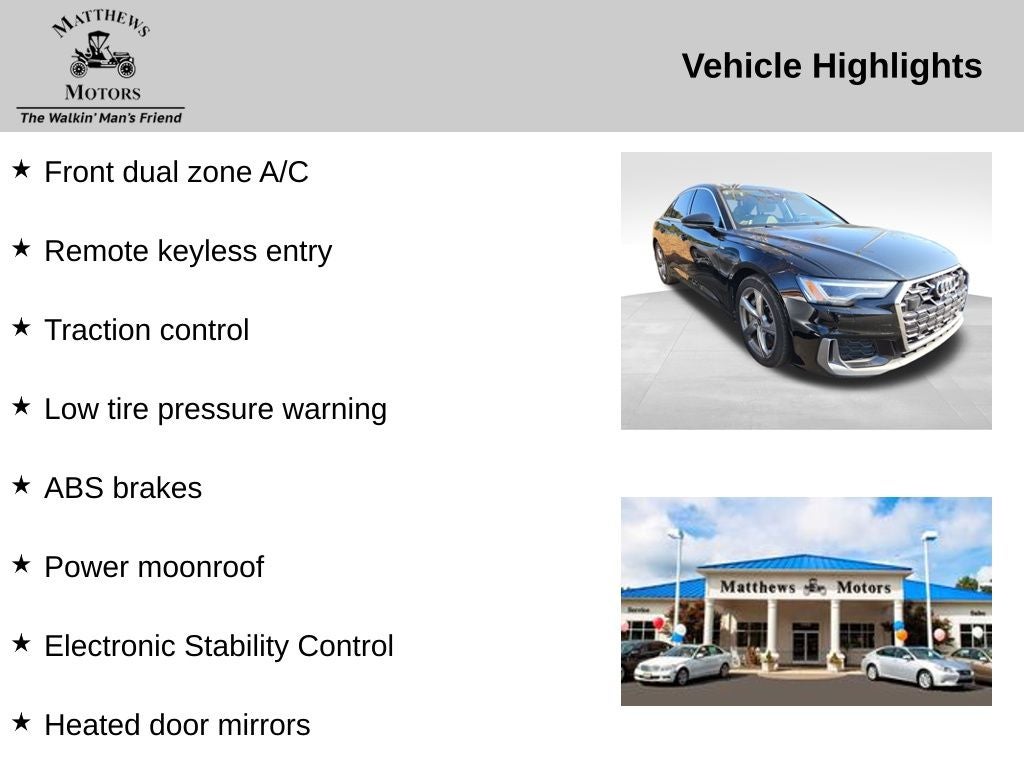 2024 Audi A6 Premium Plus W/Executive Package quattro