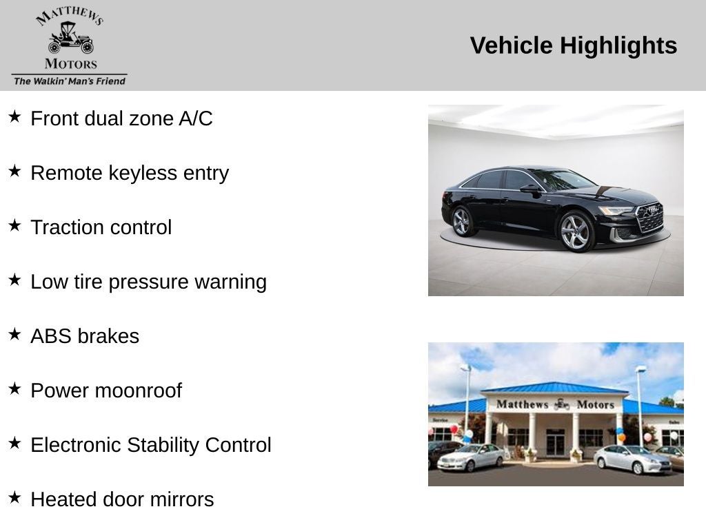 2024 Audi A6 Premium Plus Executive Package quattro