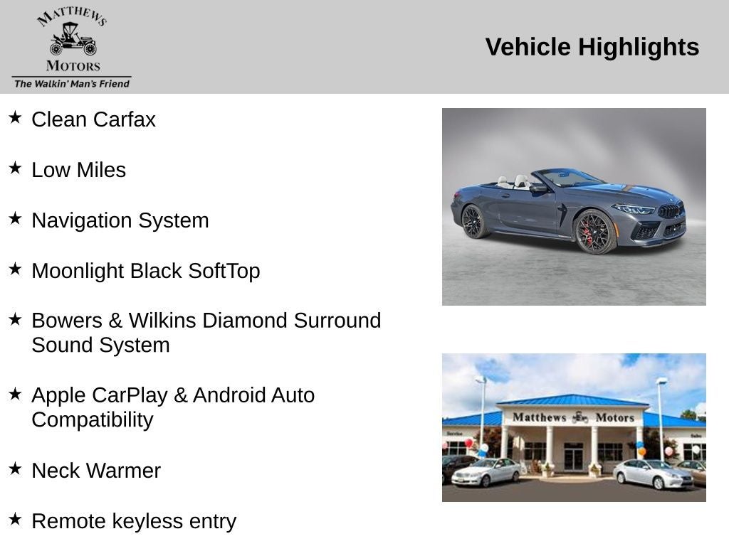 2022 BMW M8 Competition