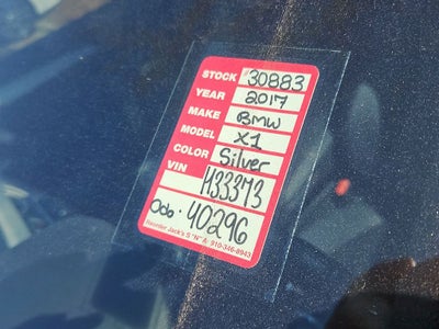 2017 BMW X1 sDrive28i