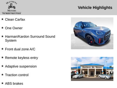 2025 MINI John Cooper Works Countryman Iconic