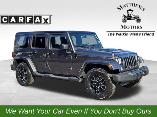 2018 Jeep Wrangler JK Unlimited Altitude