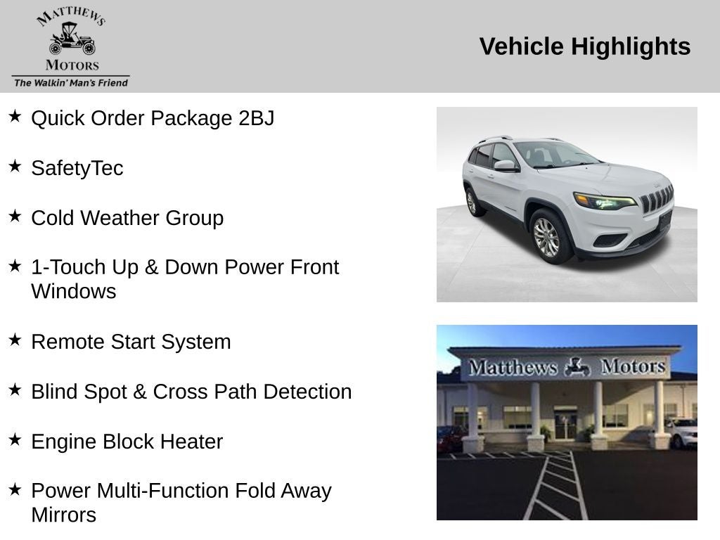 2020 Jeep Cherokee Latitude