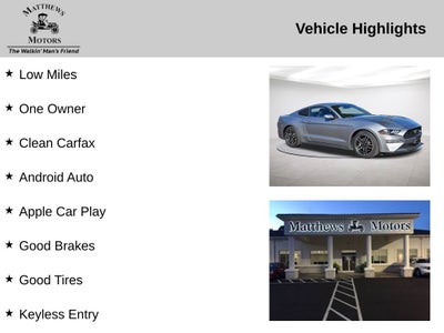 2022 Ford Mustang EcoBoost