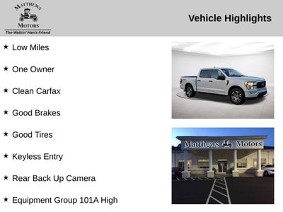 2021 Ford F-150 XL 2wd SuperCrew w/ STX Appearance Pkg.