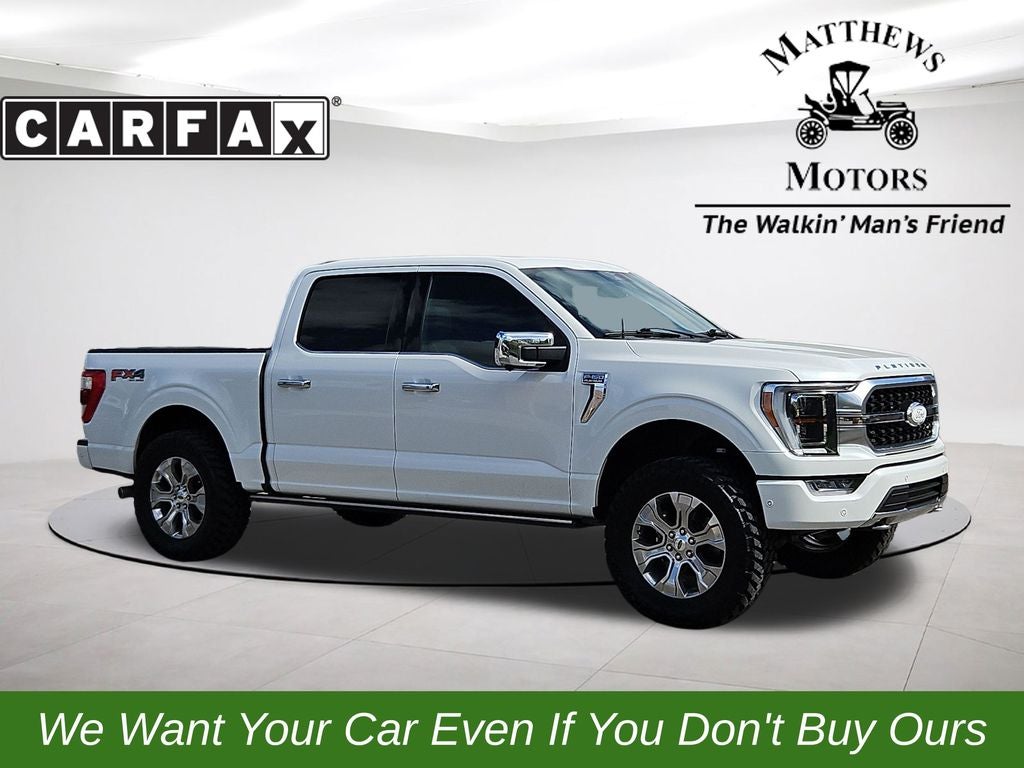 2023 Ford F-150 Platinum 4WD SuperCrew Cab FX4 Off-Road Pkg. w/ Na