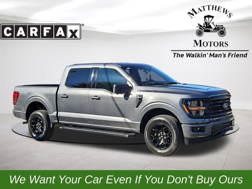 2024 Ford F-150 XLT 4WD SuperCrew FX4 5.0L w/ Black Appearance Pkg