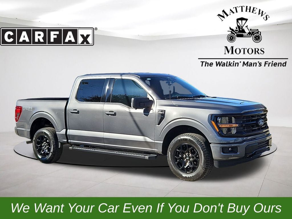 2024 Ford F-150 XLT 4WD SuperCrew FX4 5.0L w/ Black Appearance Pkg