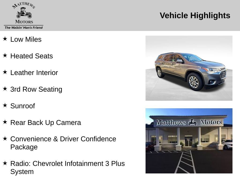 2020 Chevrolet Traverse LT 1LT