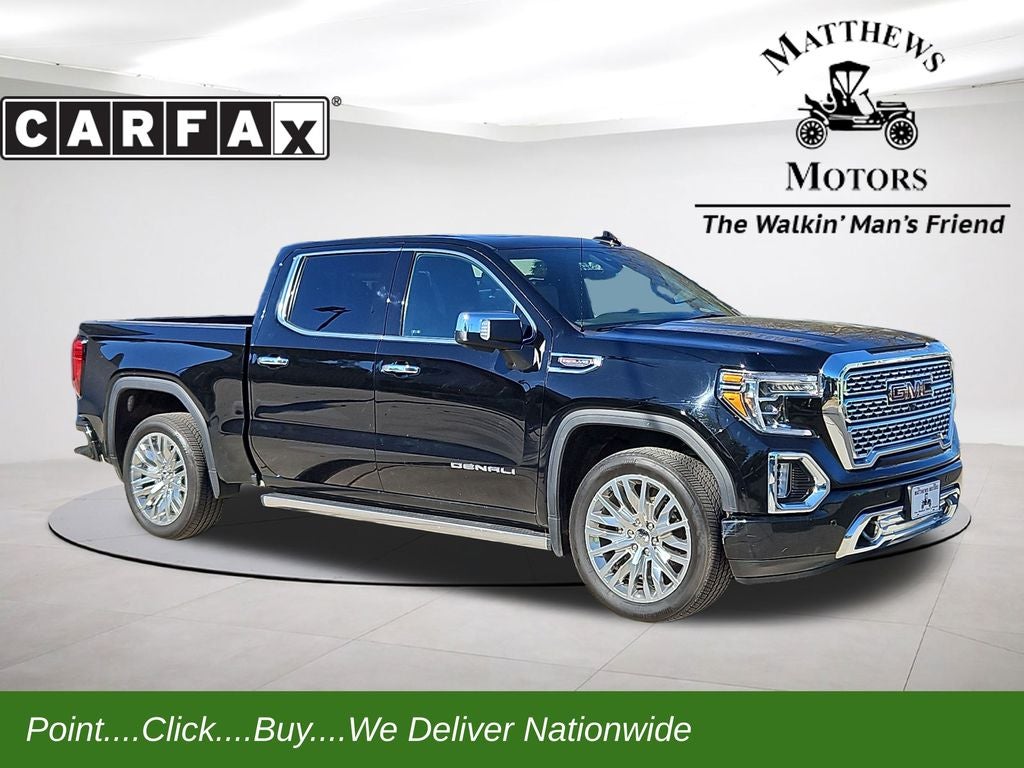 2019 GMC Sierra 1500 Denali Ultimate 4wd Crew Cab w/ Driver Alert II &