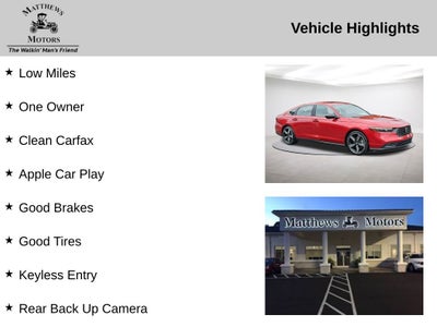 2023 Honda Accord Hybrid Sport