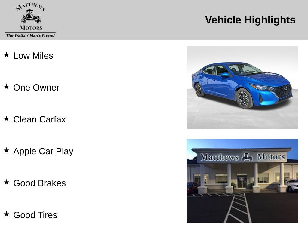 2024 Nissan Sentra SV