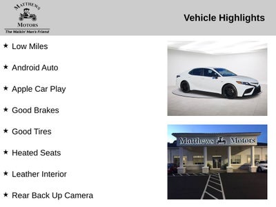 2023 Toyota Camry SE w/ XP Pkg.